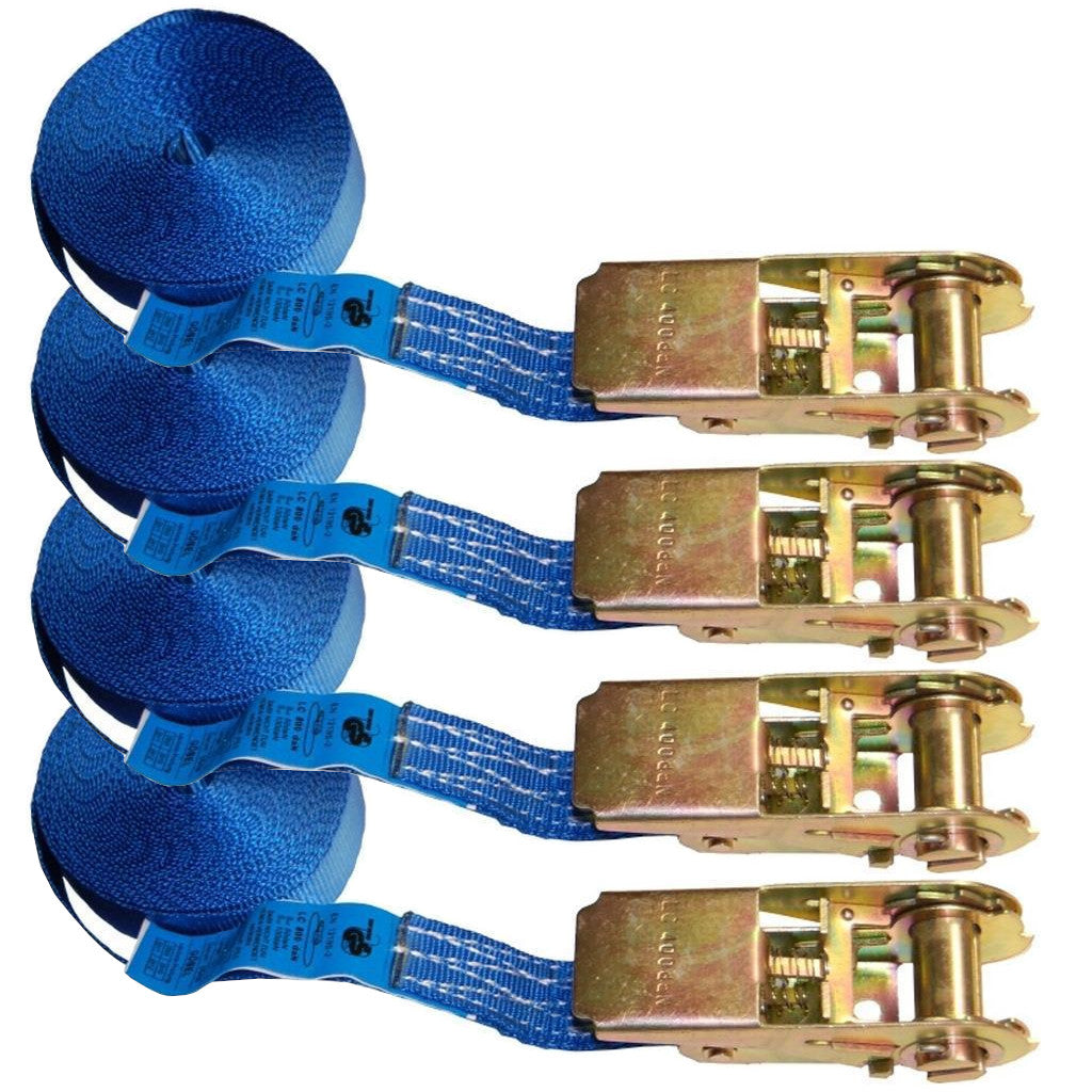 Spanngurt »5m / 25mm« zum Sichern · mit Ratsche, bis 0,8t, blau