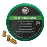 Platzpatronen »Kaliber 9x17« 50x grün, für Geflügel, Kaninchen & Hasen ab 5kg