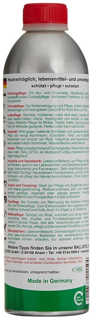 Ballistol »Universalöl« flüssige Lederpflege und mehr · 500ml