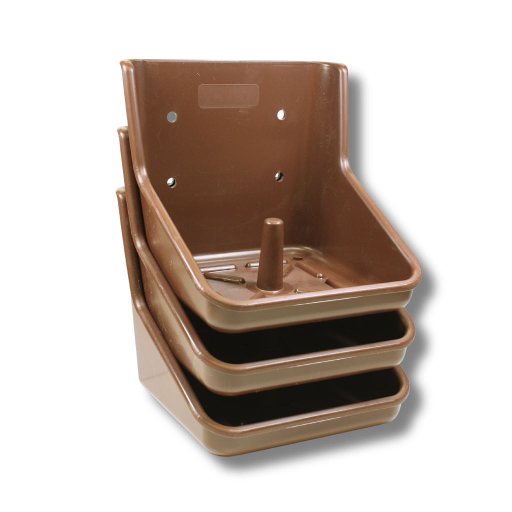 Salzlecksteinhalter »primo« für Mineralleckstein bis 10kg · grün, schwarz, braun