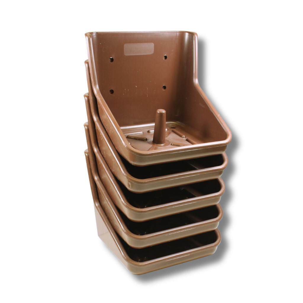 Salzlecksteinhalter »primo« für Mineralleckstein bis 10kg · grün, schwarz, braun