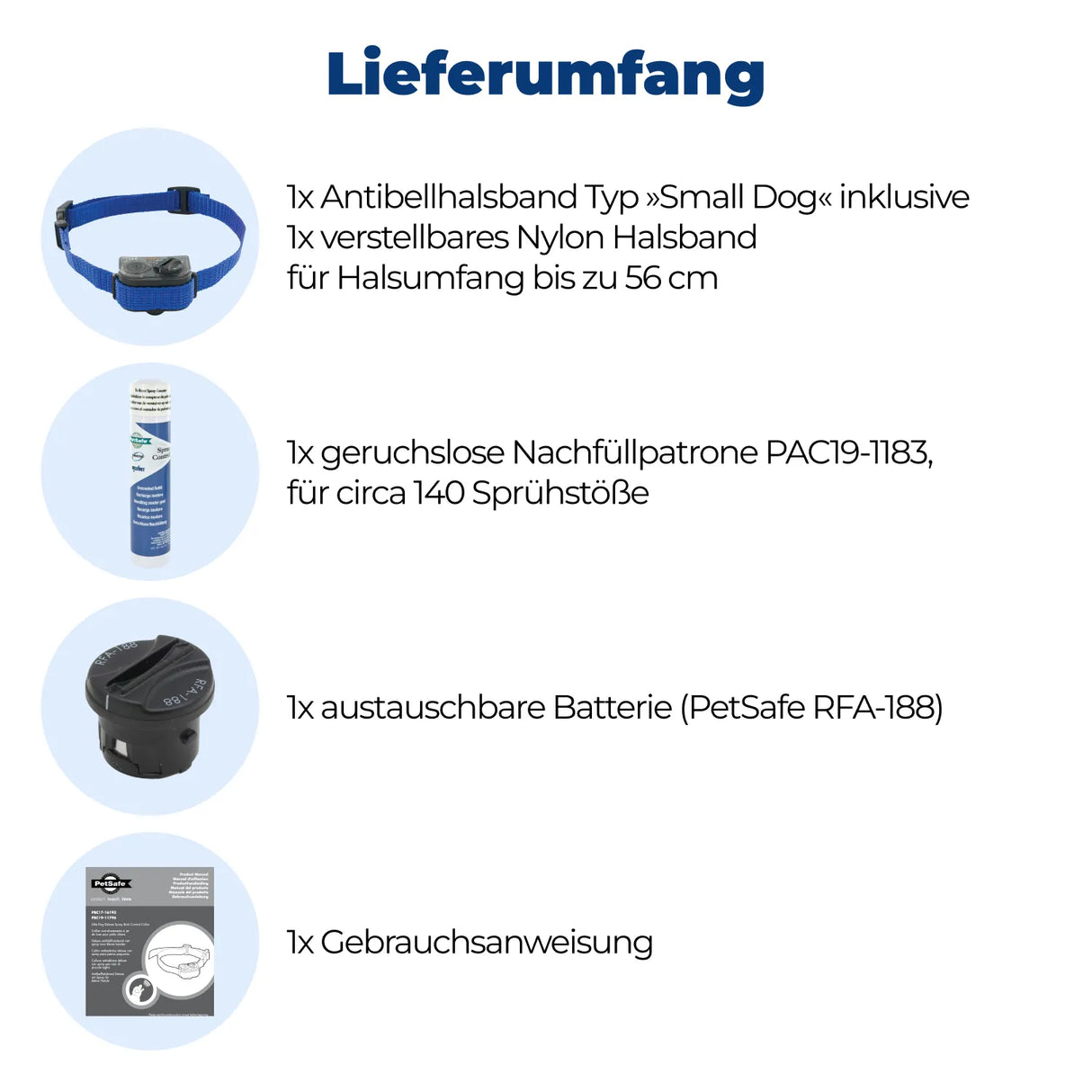 Antibellhalsband »Small Dog« Antibellhalsband · bis 26kg