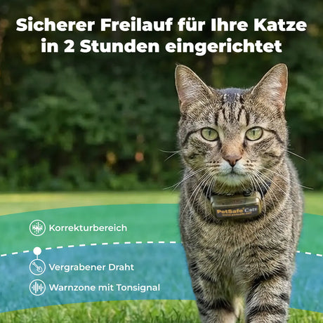 Unsichtbarer Katzenzaun »Pet Safe« Katzen Elektrozaun · ab 2,7kg