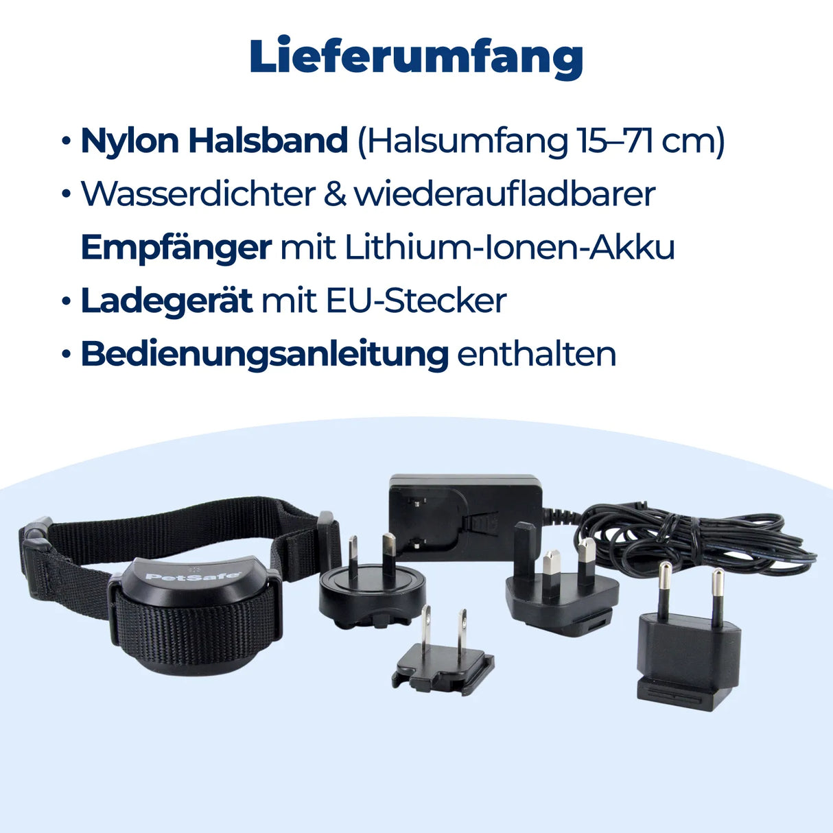 Unsichtbarer Hundezaun »Drahtlos« Zusatz Halsband · Akku, 5-stufig