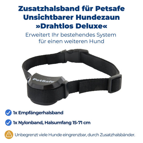 Unsichtbarer Hundezaun »Drahtlos« Zusatz Halsband · Akku, 5-stufig